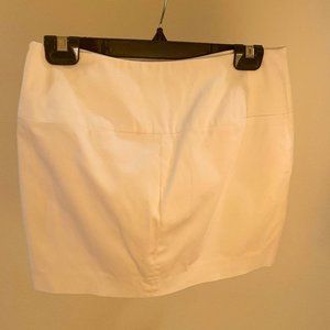 White Mini Pencil Skirt